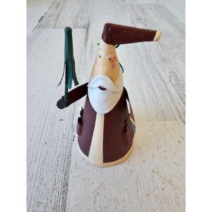 Metal Santa tree teddy bear ornament unique Xmas